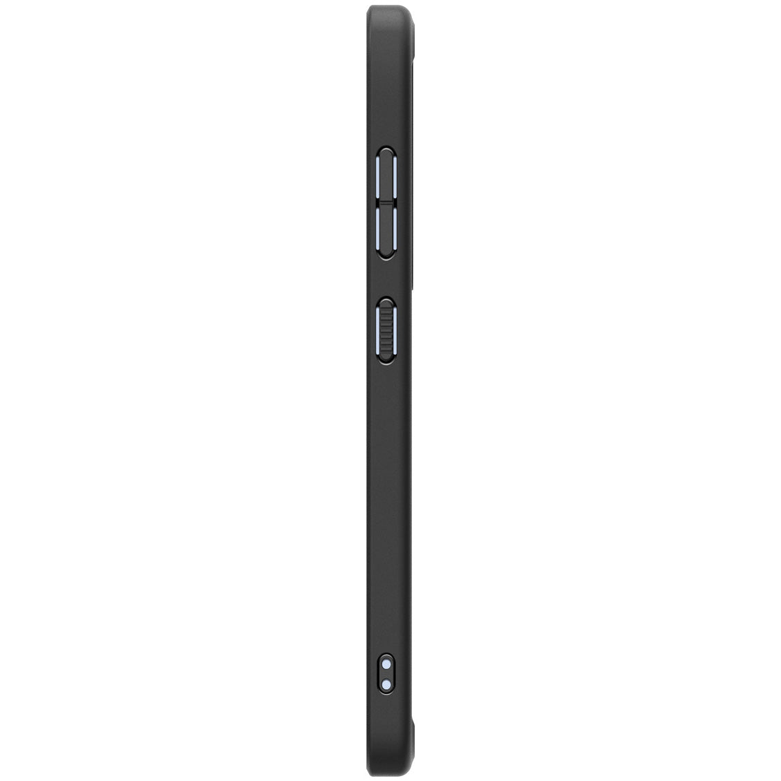 Handyhülle für Galaxy S25, Spigen Ultra Hybrid, Durchscheinend-Schwarz