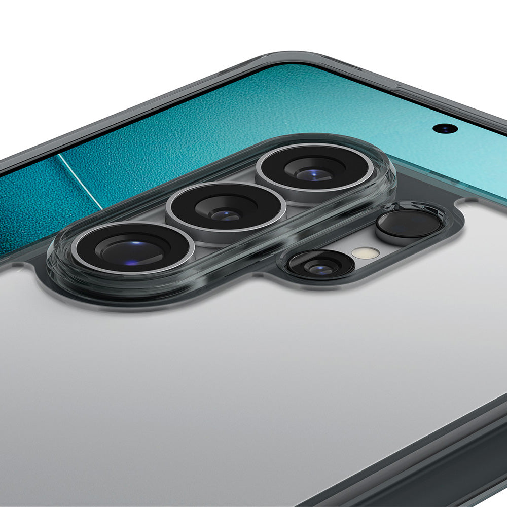 Handyhülle für Galaxy S26 Ultra, Spigen Ultra Hybrid, Transparent-Rauchfarben