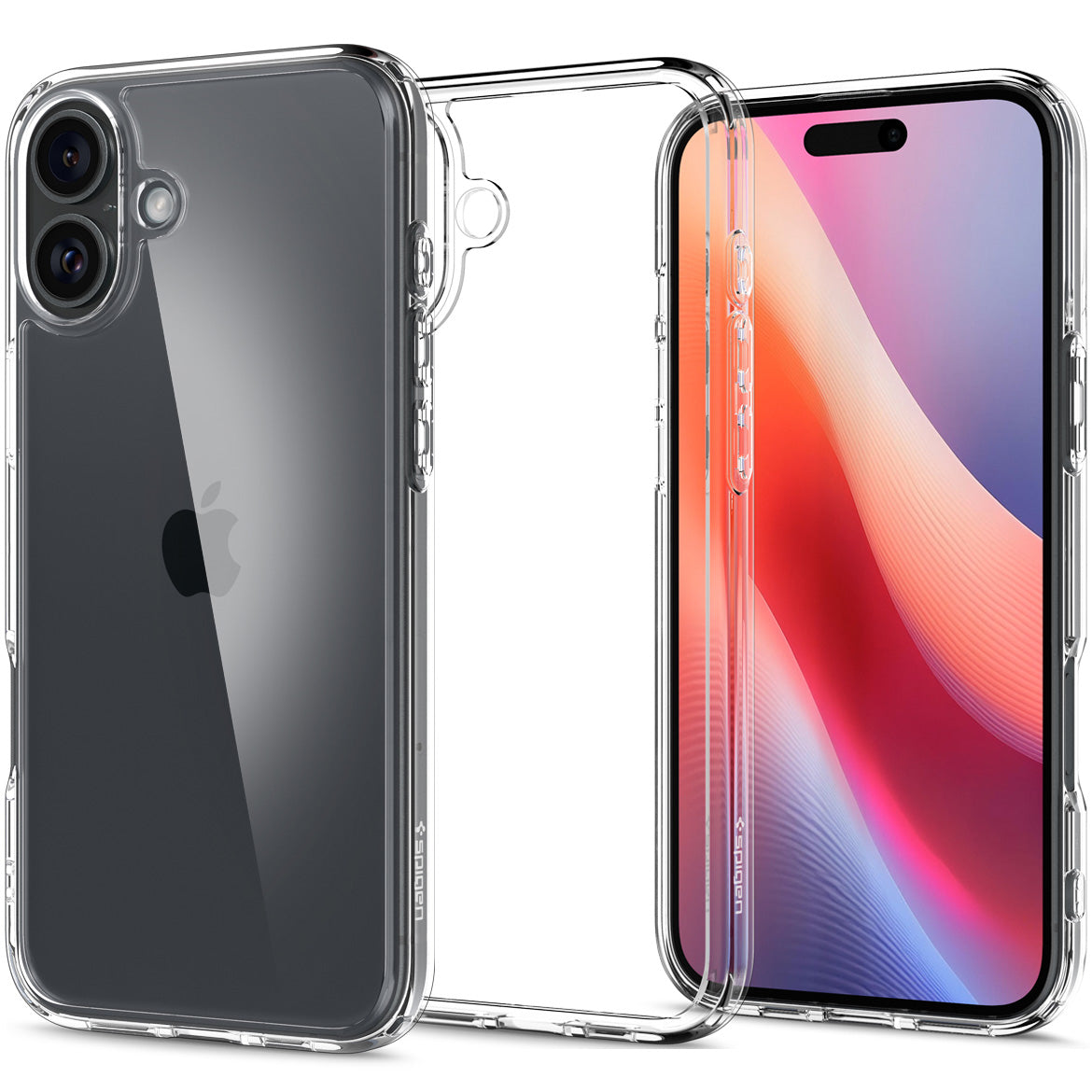Handyhülle für iPhone 16 Plus, Spigen Ultra Hybrid, Transparent