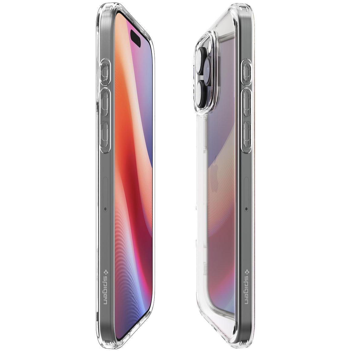 Handyhülle für iPhone 16 Pro, Spigen Ultra Hybrid, Transparent