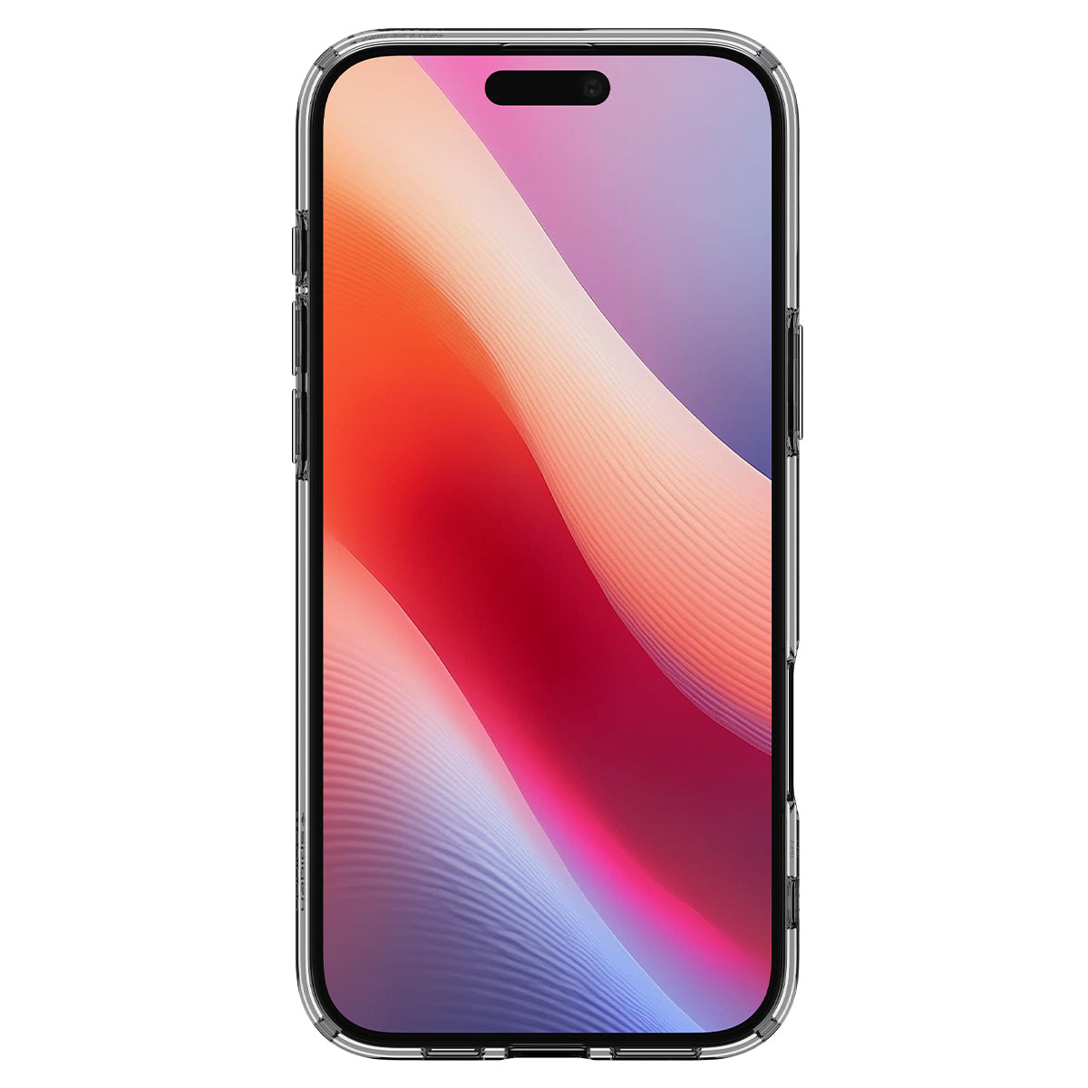 Handyhülle für iPhone 16 Pro, Spigen Ultra Hybrid, Transparent-Rauchfarben