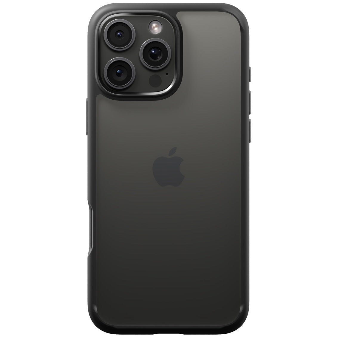 Handyhülle für iPhone 16 Pro Max, Spigen Ultra Hybrid, Transparent-Schwarz