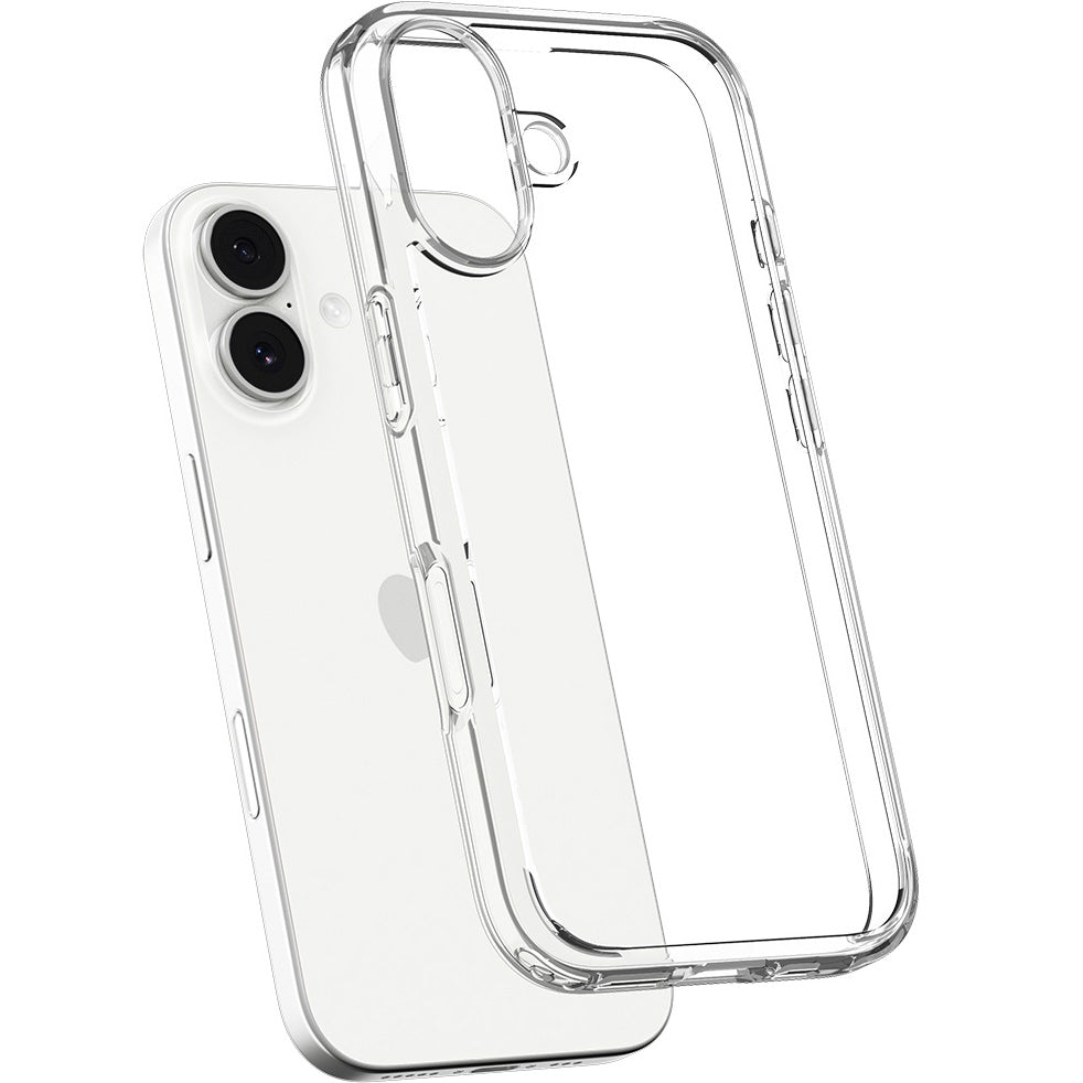 Handyhülle für iPhone 17, Spigen Ultra Hybrid, Transparent