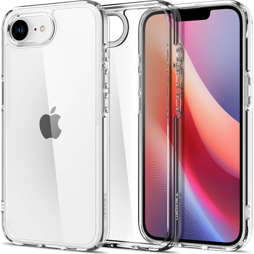 Handyhülle für iPhone 17e / 16e, Spigen Ultra Hybrid, Transparent