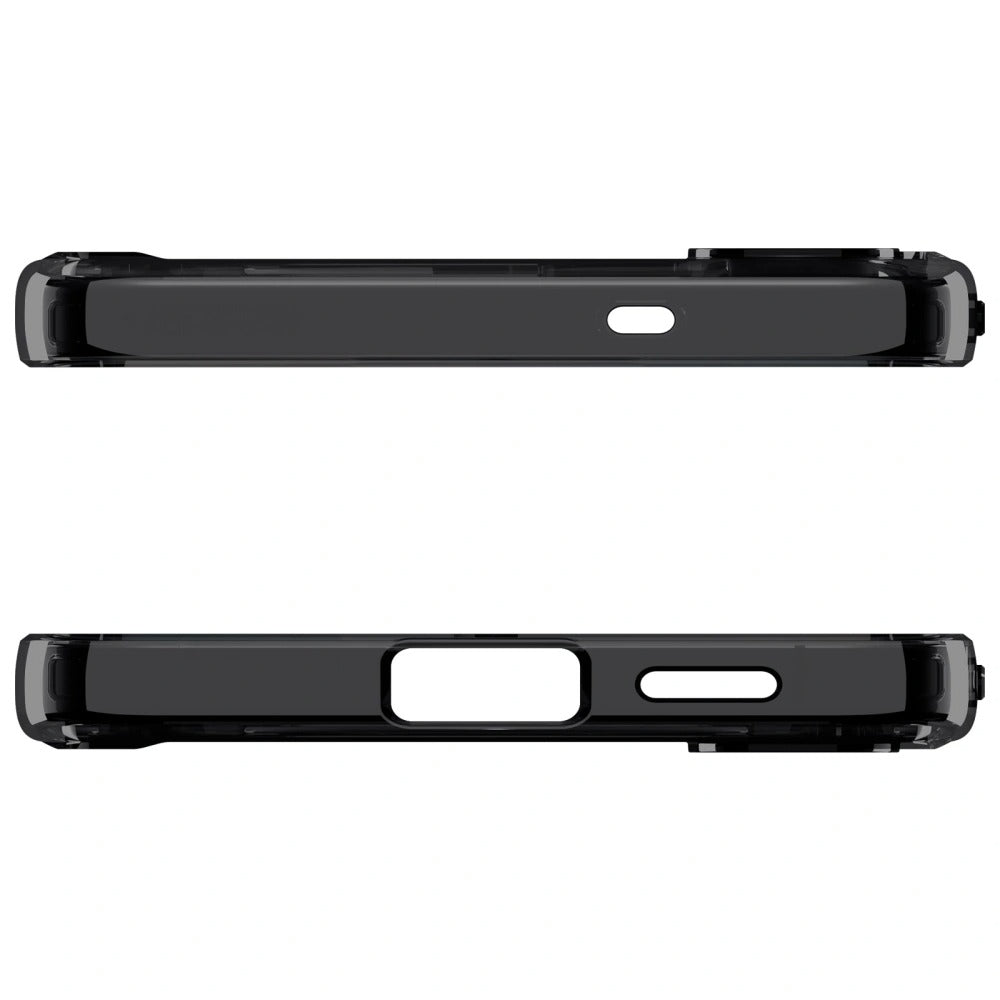Handyhülle für Galaxy S25 FE, Spigen Ultra Hybrid Mag mit MagSafe, Durchscheinend-Schwarz