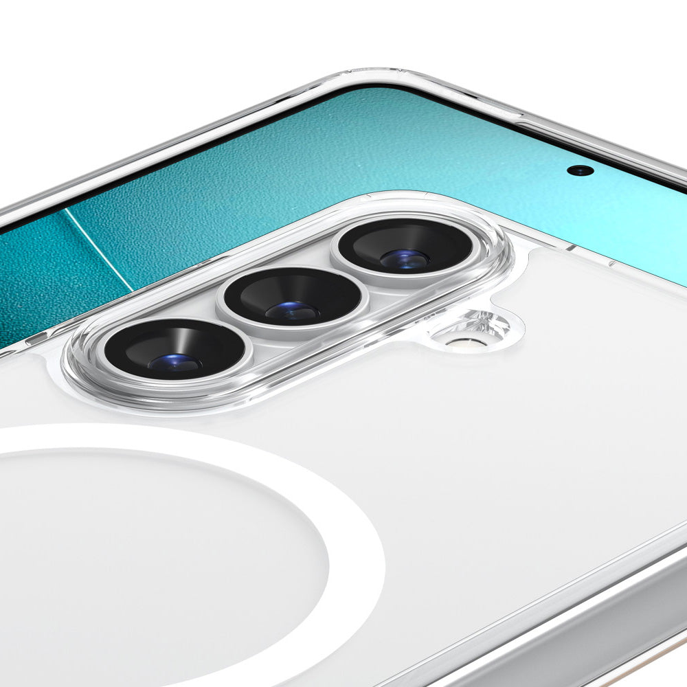 Handyhülle für Galaxy S26 Plus, Spigen Ultra Hybrid Mag mit MagSafe, Transparent-Weiß