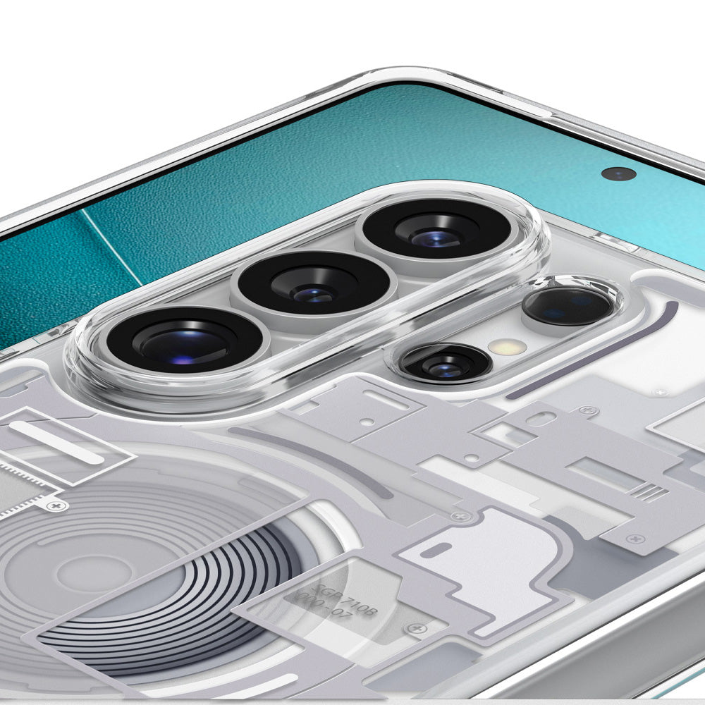 Handyhülle für Galaxy S26 Ultra, Spigen Ultra Hybrid Mag mit MagSafe, Weiß-Grau (Zero One)