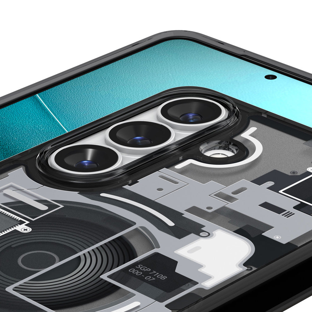 Handyhülle für Galaxy S26, Spigen Ultra Hybrid Mag mit MagSafe, Rauchfarben-Grau (Zero One)