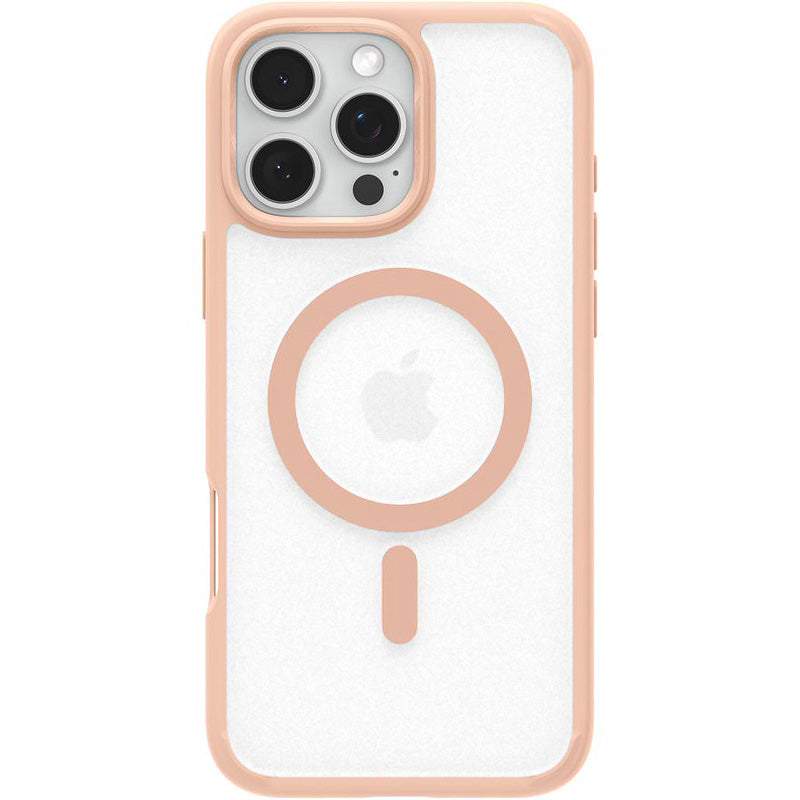Handyhülle für iPhone 16 Pro, Spigen Ultra Hybrid Mag mit MagSafe, Durchscheinend-Rosa