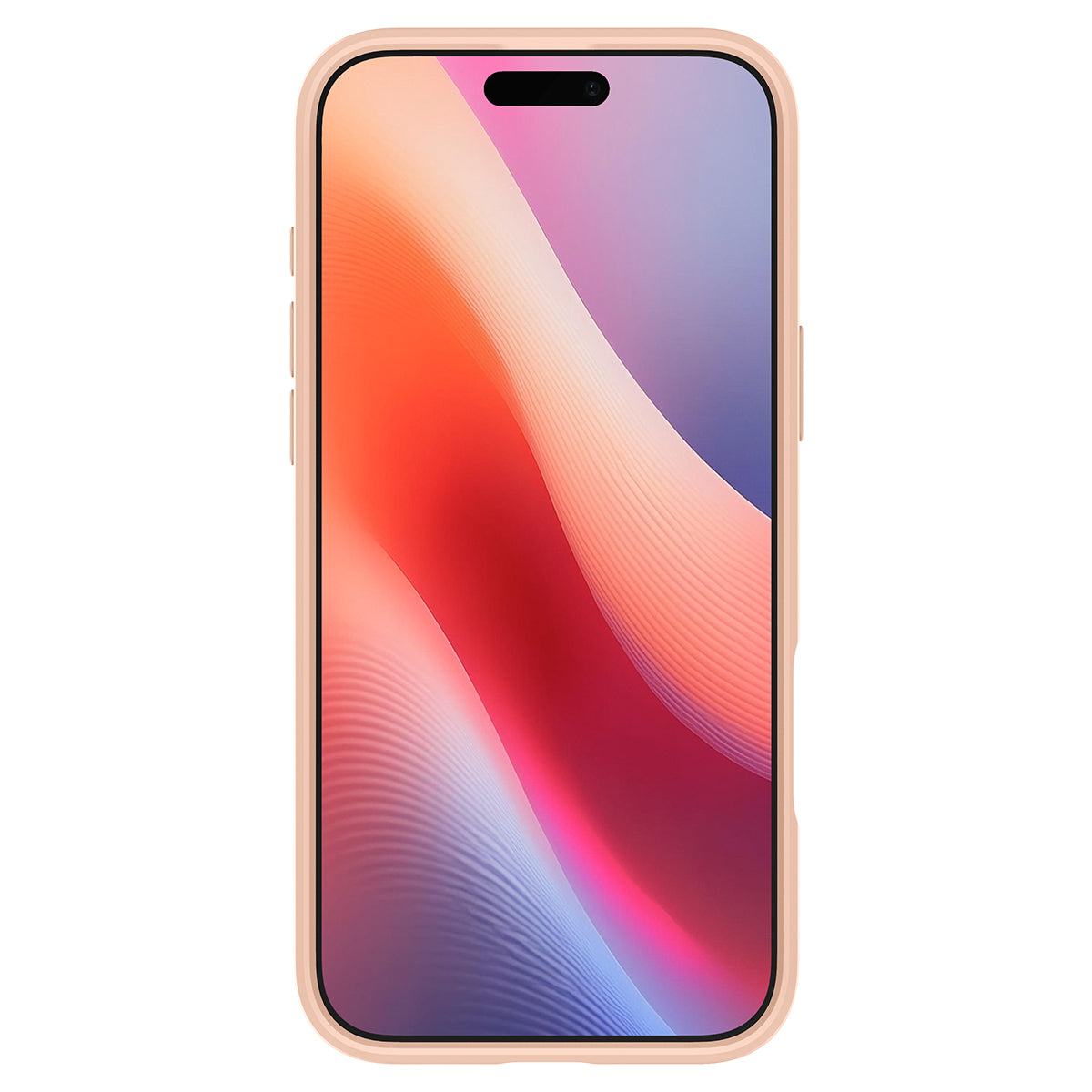 Handyhülle für iPhone 16 Pro, Spigen Ultra Hybrid Mag mit MagSafe, Durchscheinend-Rosa