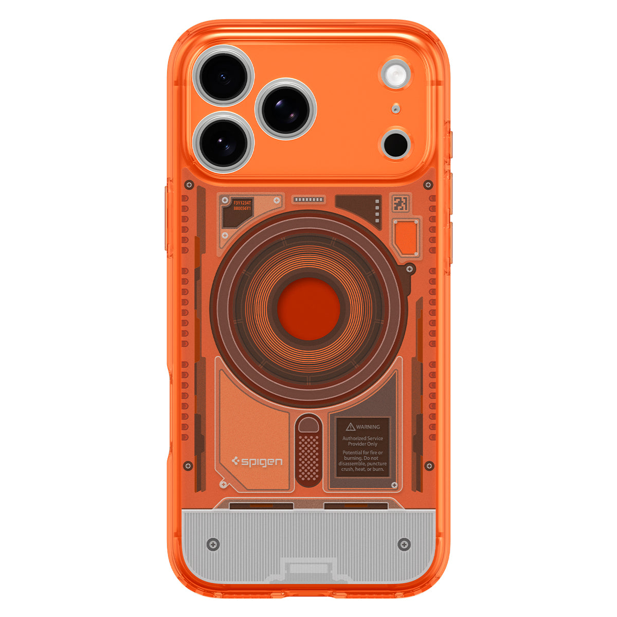 Handyhülle für iPhone 18 Pro / 17 Pro, Spigen Ultra Hybrid Mag mit MagSafe, Orange (9/16)