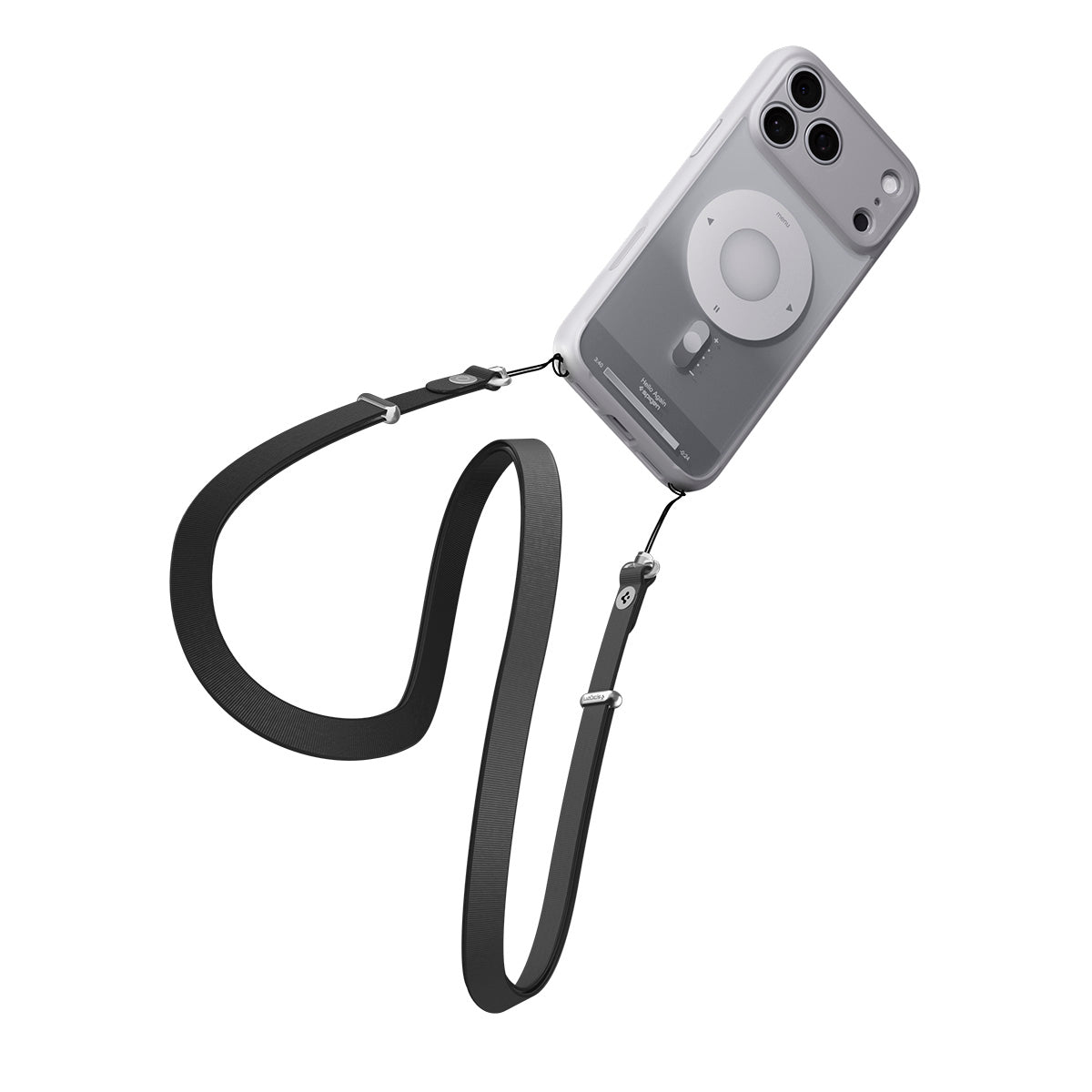 Handyhülle für iPhone 18 Pro, Spigen Ultra Hybrid Mag mit MagSafe, Grau-Weiß (Classic) (14/14)