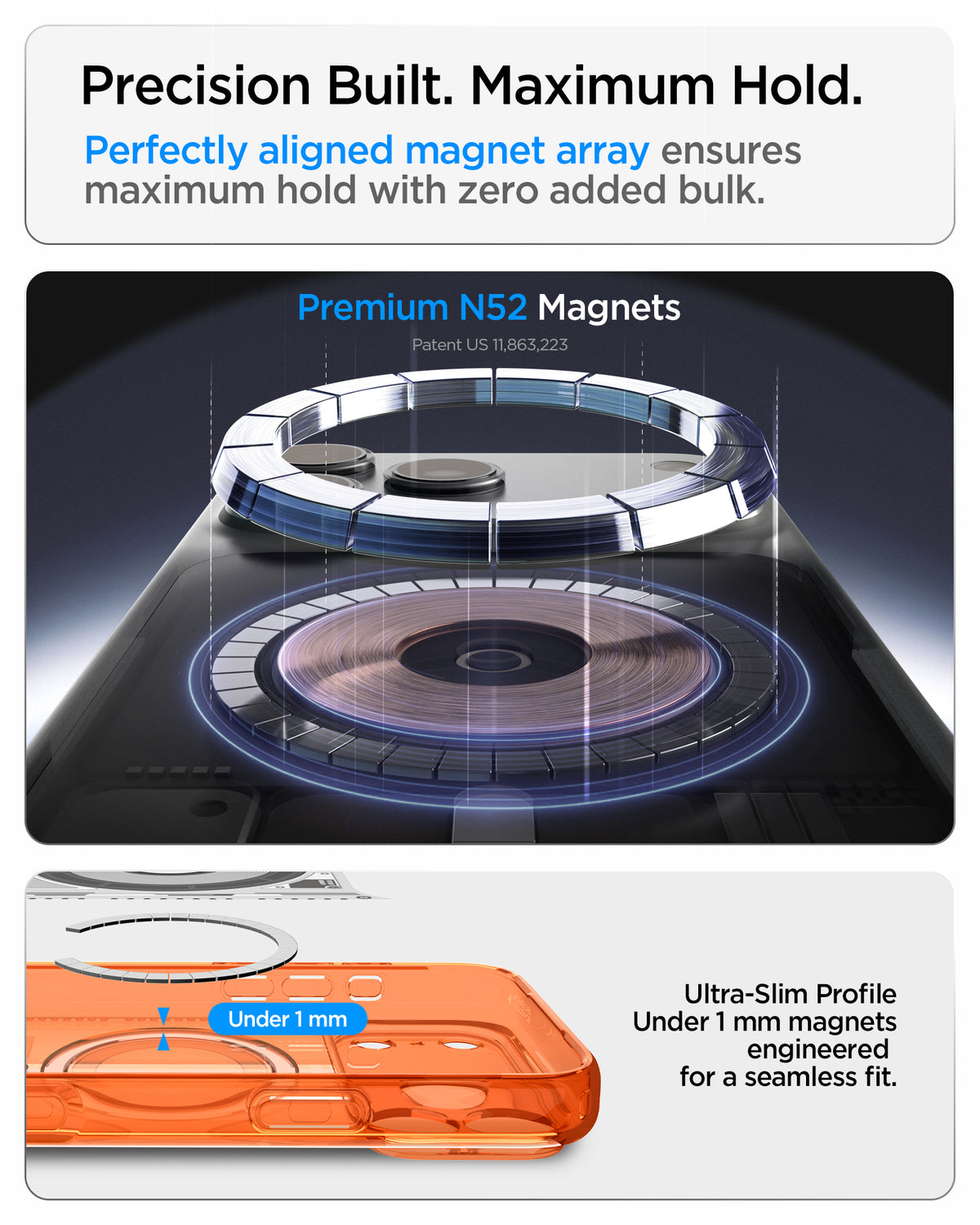 Handyhülle für iPhone 18 Pro Max / 17 Pro Max, Spigen Ultra Hybrid Mag mit MagSafe, Orange (4/16)