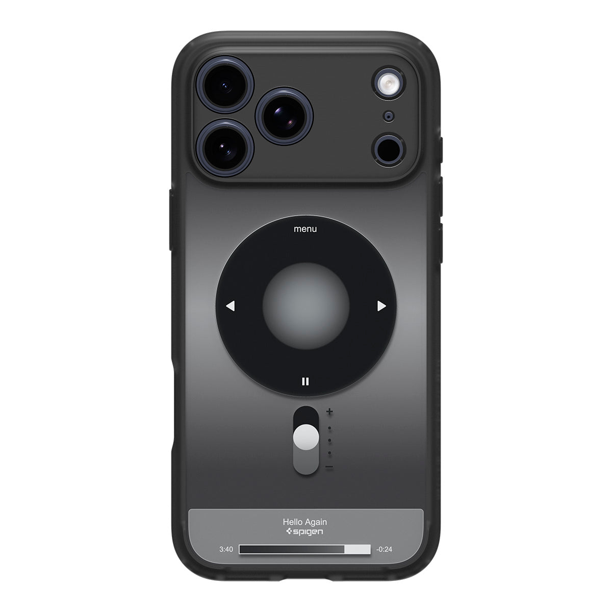 Handyhülle für iPhone 18 Pro Max, Spigen Ultra Hybrid Mag mit MagSafe, Grau-Schwarz (Classic) (9/14)