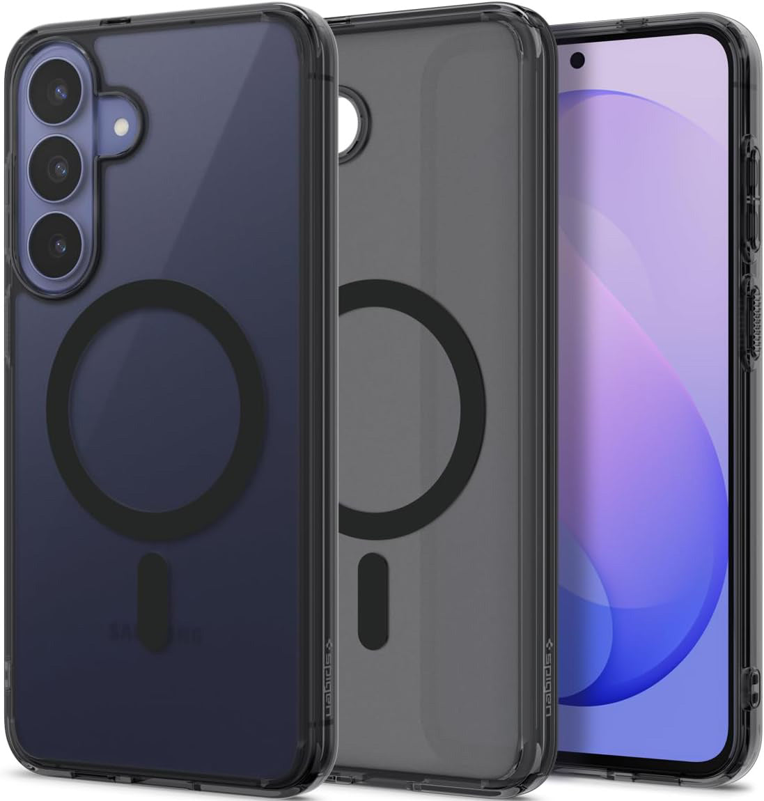 Handyhülle für Samsung Galaxy S26 FE, Spigen Ultra Hybrid Mag mit MagSafe, Durchscheinend