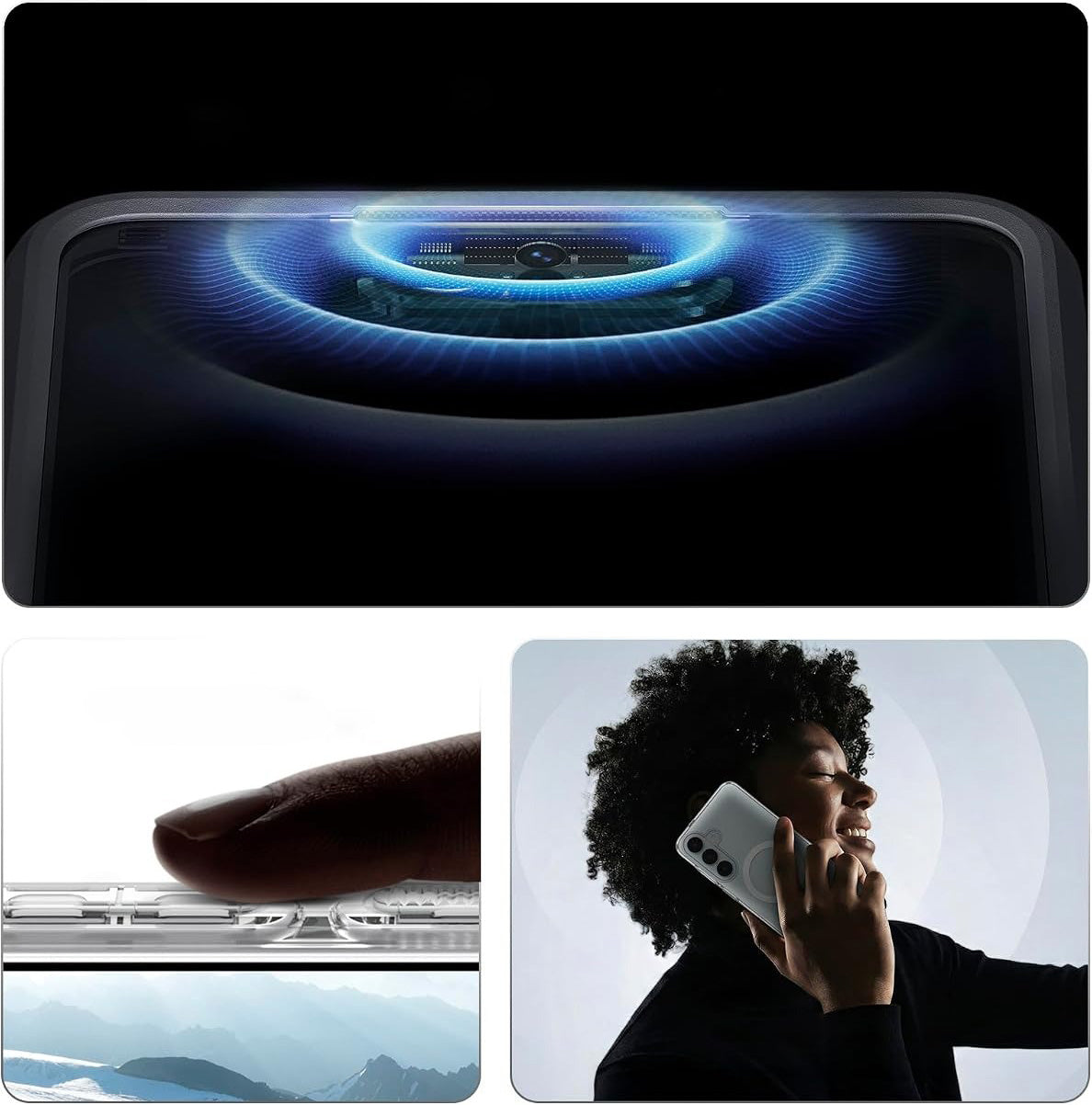 Handyhülle für Galaxy S26 FE, Spigen Ultra Hybrid Mag mit MagSafe, Transparent