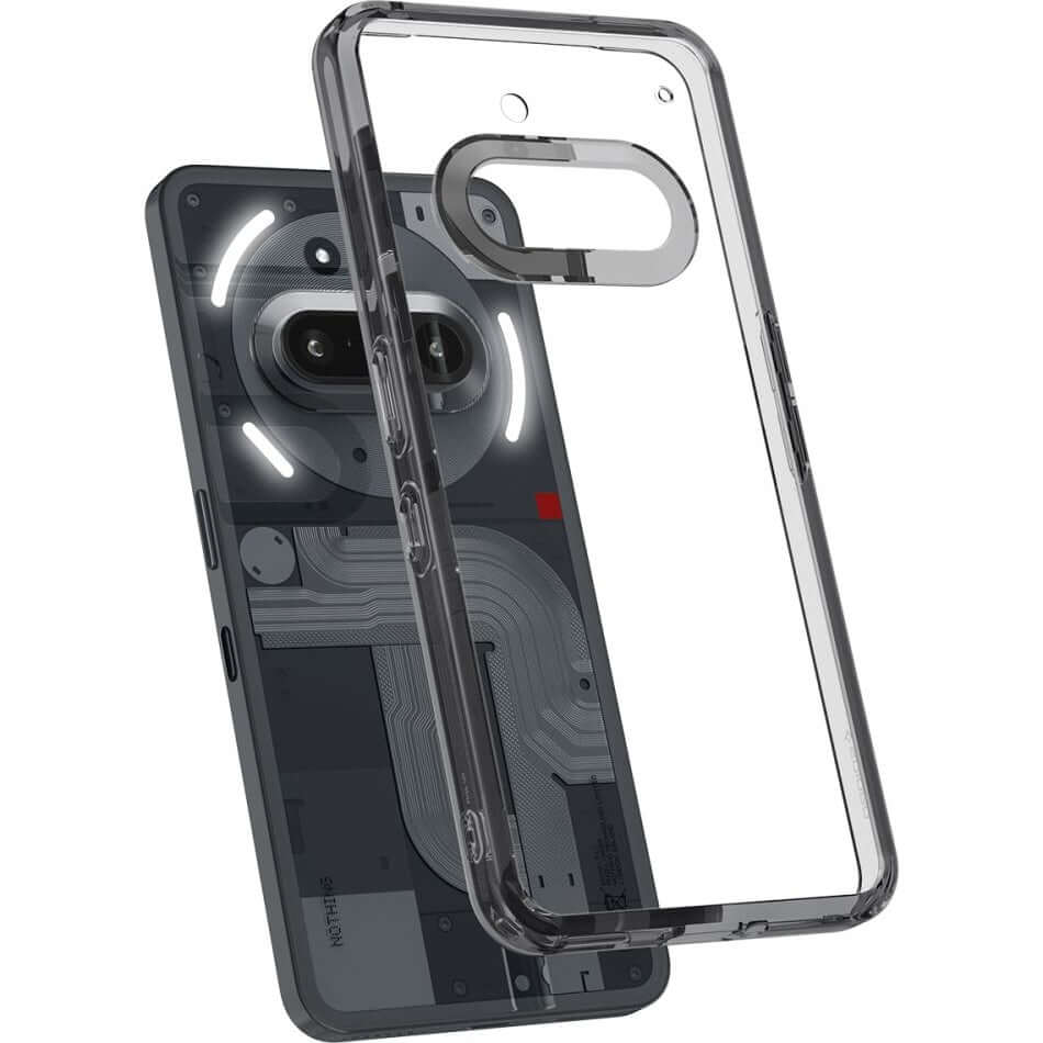 Handyhülle für Nothing Phone 3a, Spigen Ultra Hybrid, Transparent/Rauchfarben