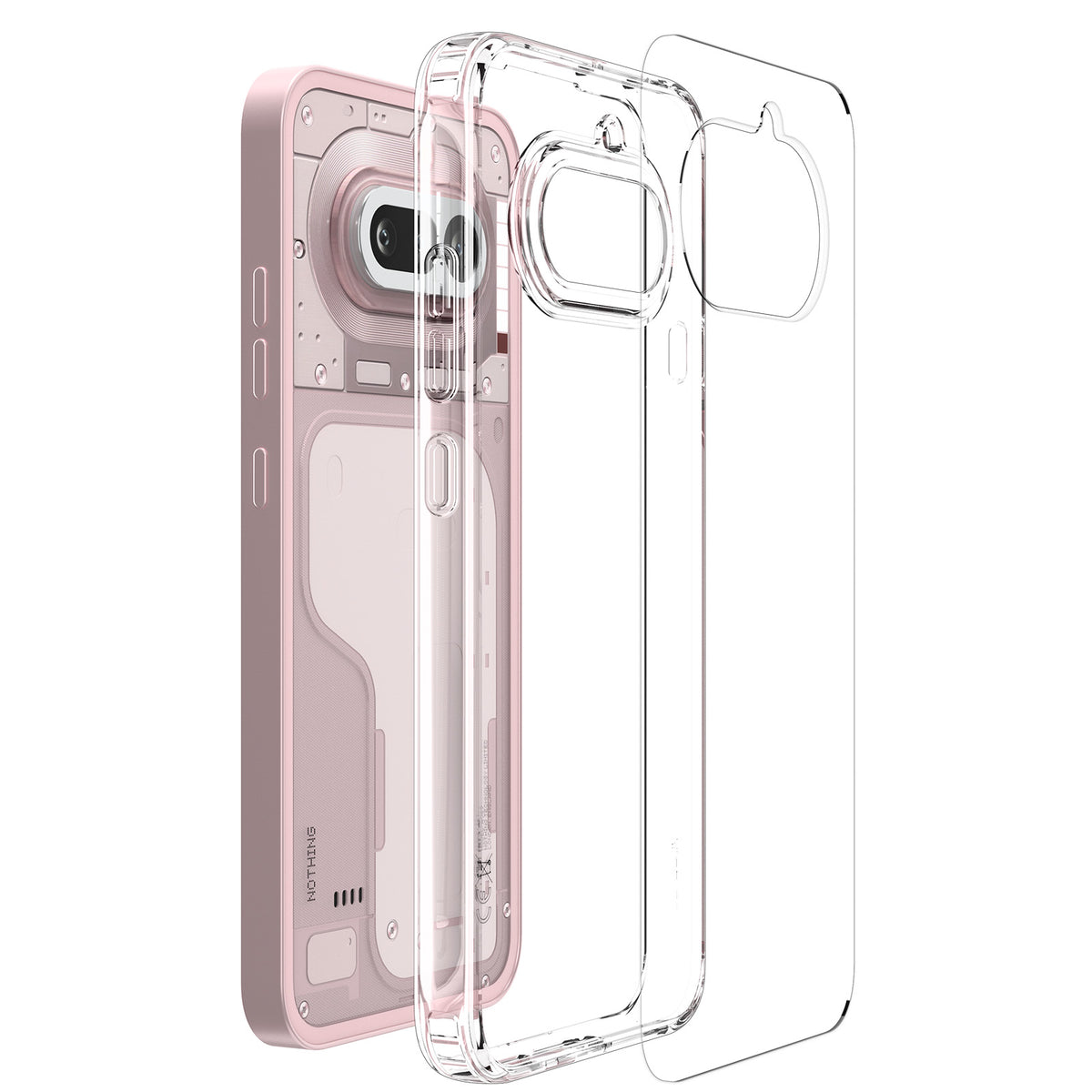 Handyhülle für Nothing Phone 4a, Spigen Ultra Hybrid, Transparent