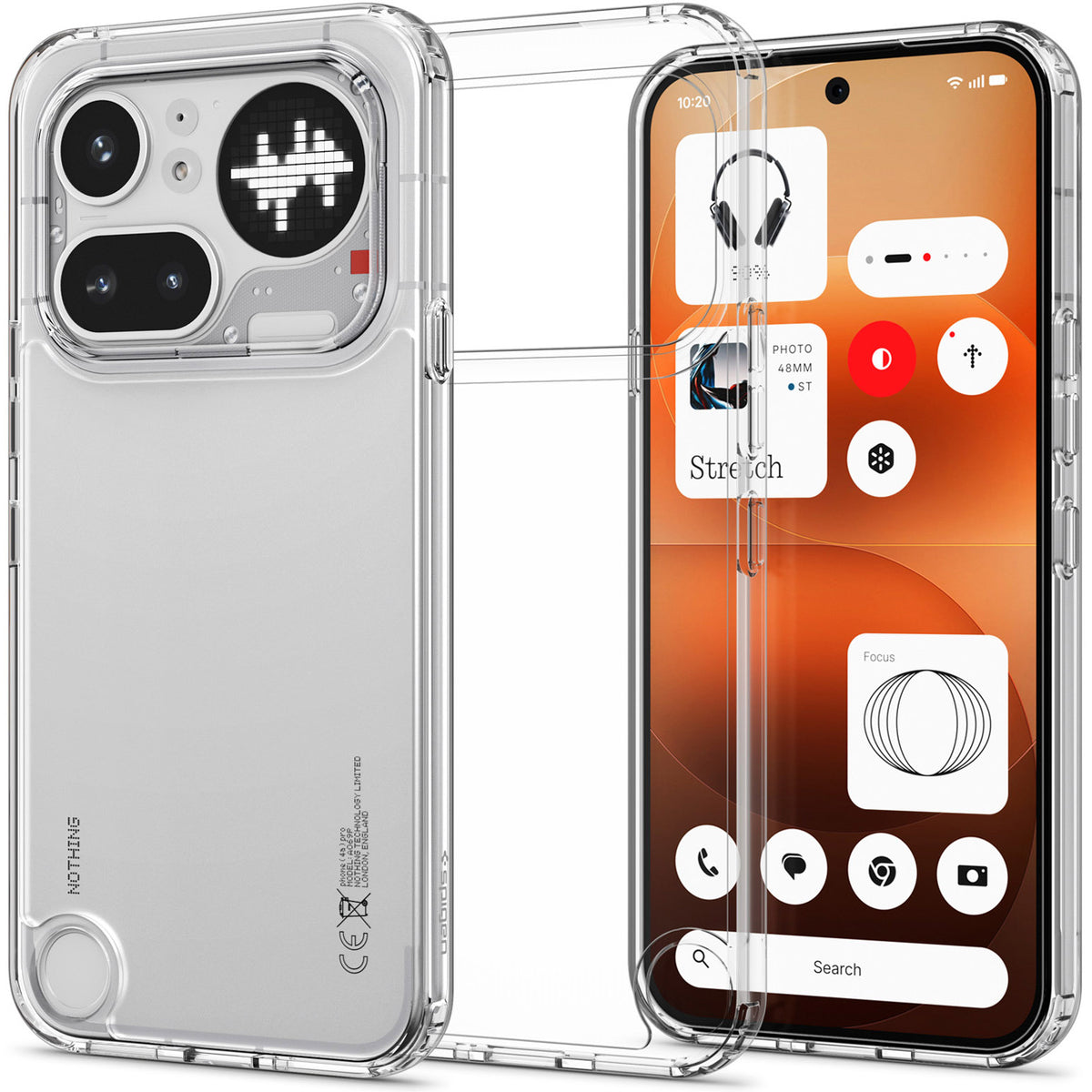 Handyhülle für Nothing Phone 4a Pro, Spigen Ultra Hybrid, Transparent