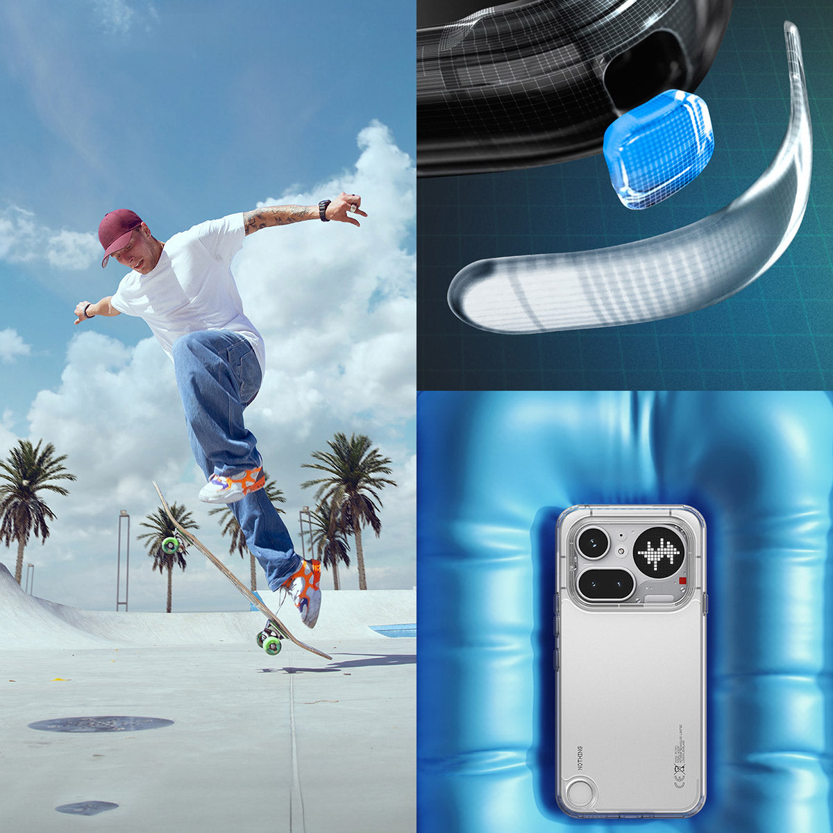 Handyhülle für Nothing Phone 4a Pro, Spigen Ultra Hybrid, Transparent
