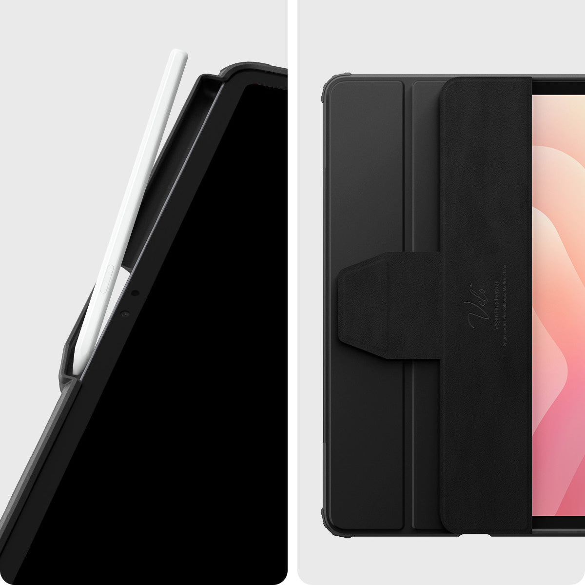 Schutzhülle für Galaxy Tab S11, Spigen Ultra Hybrid Pro, Schwarz-Transparent