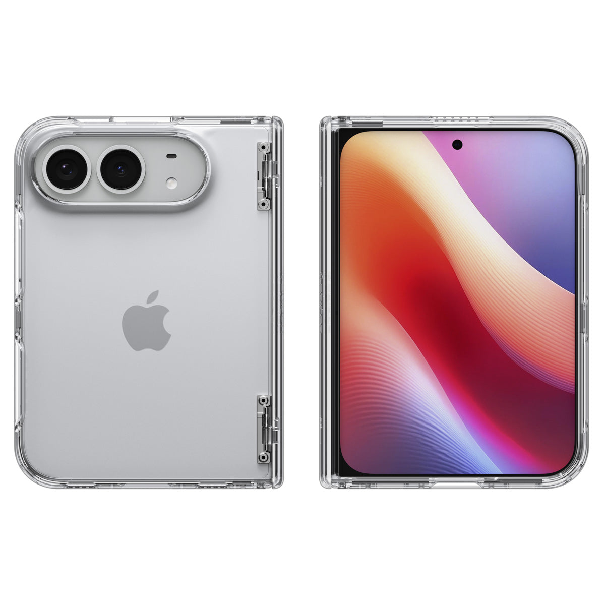 Handyhülle für iPhone Duo, Spigen Ultra Hybrid Pro, Transparent (10/15)