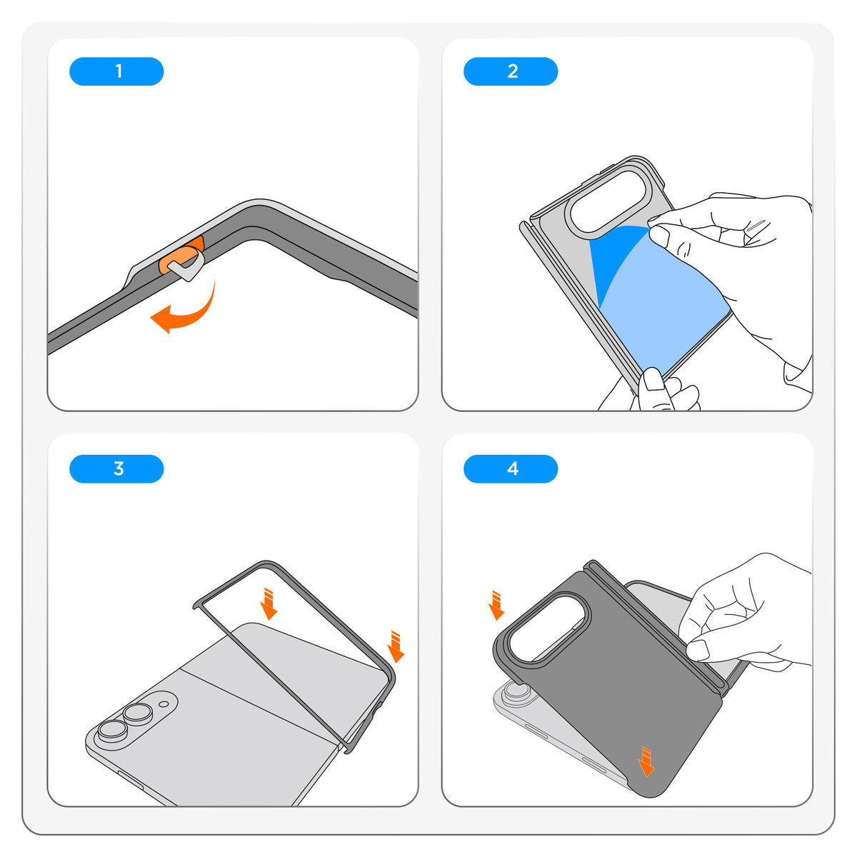 Handyhülle für iPhone Duo, Spigen Ultra Hybrid Pro, Transparent (15/15)