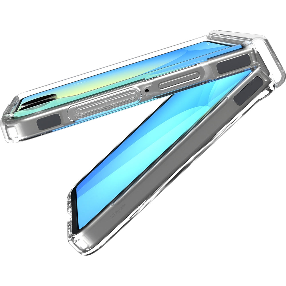 Handyhülle für Galaxy Z Flip7, Spigen Ultra Hybrid Pro Mag mit MagSafe, Transparent-Weiß