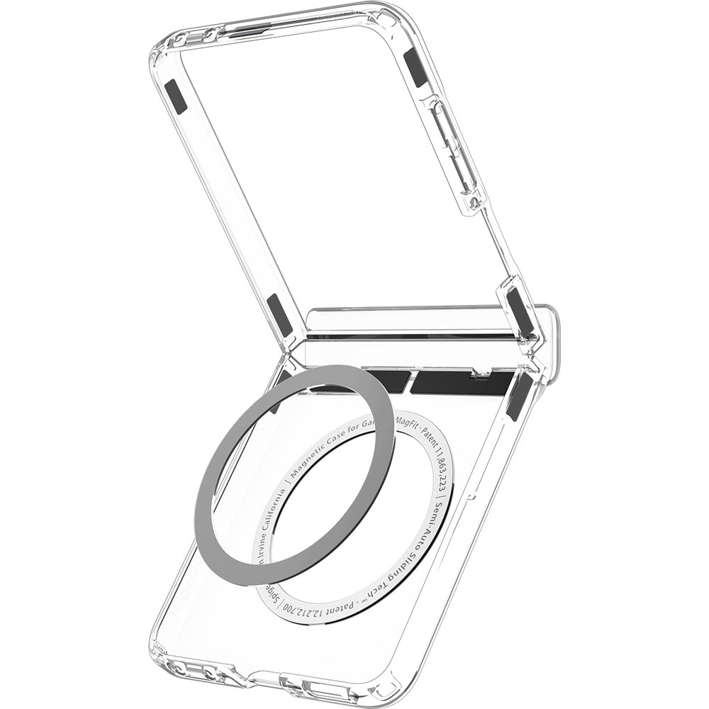 Handyhülle für Galaxy Z Flip8, Spigen Ultra Hybrid Pro Mag mit MagSafe, Transparent