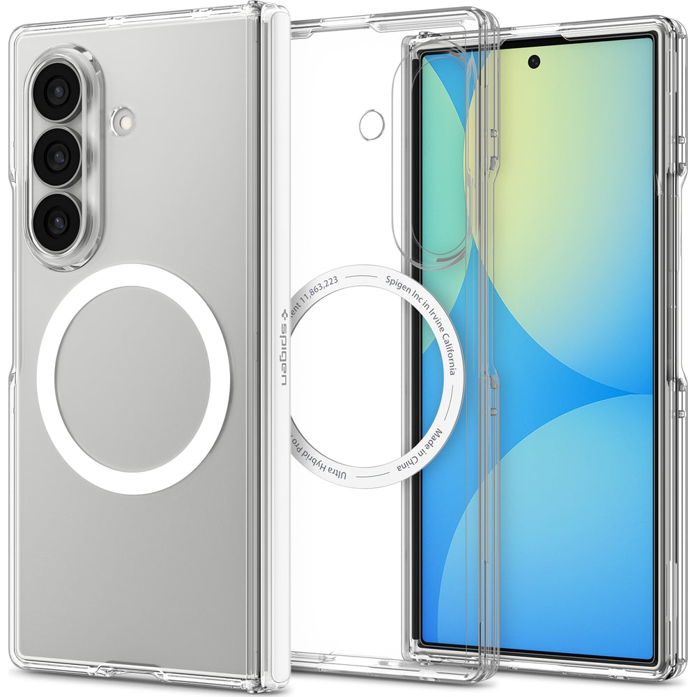 Handyhülle für Galaxy Z Fold8 Ultra, Spigen Ultra Hybrid Pro Mag mit MagSafe, Transparent