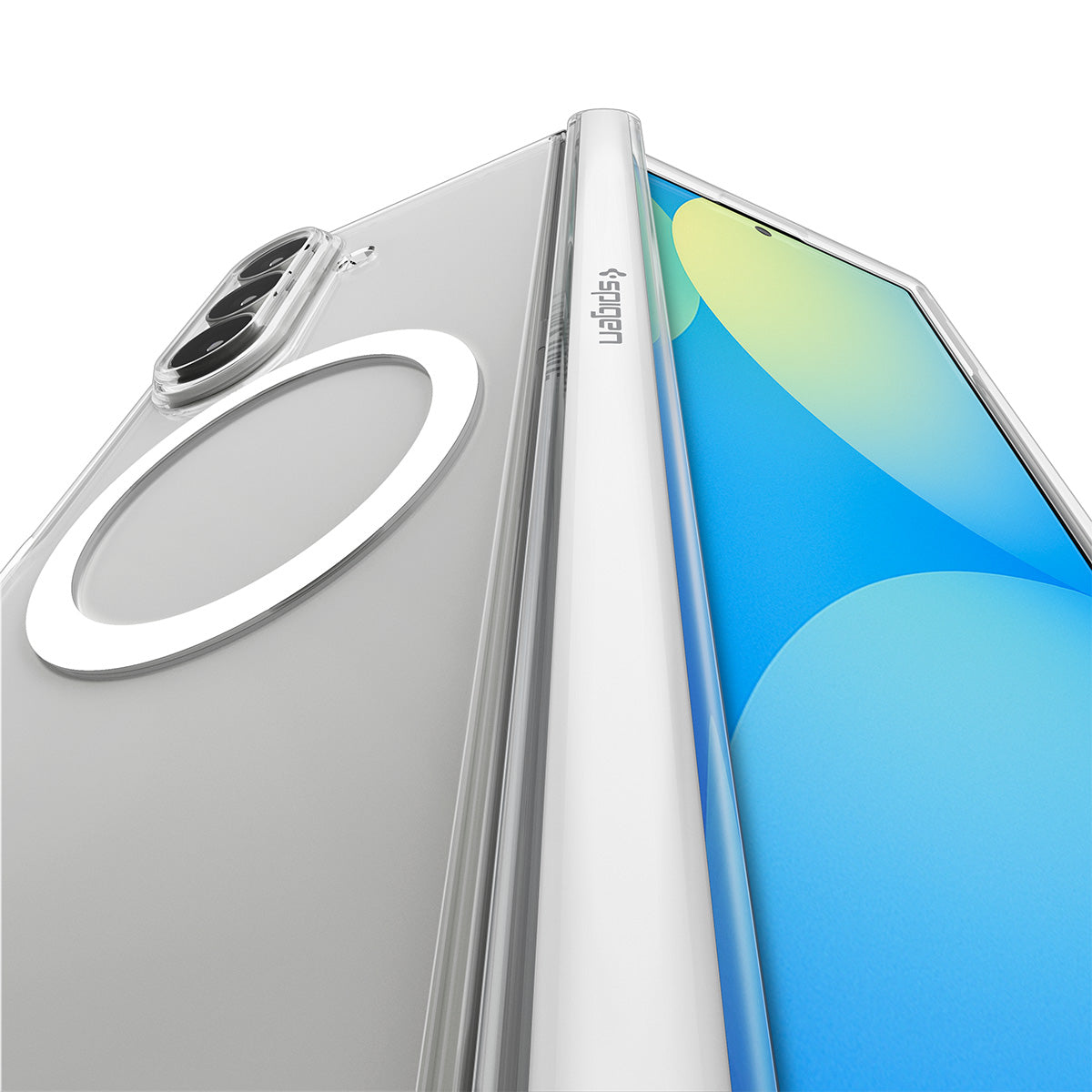 Handyhülle für Galaxy Z Fold8 Ultra, Spigen Ultra Hybrid Pro Mag mit MagSafe, Transparent