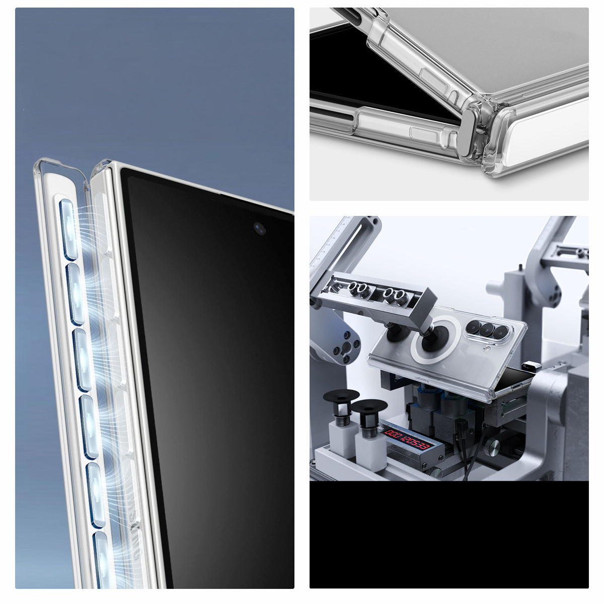 Handyhülle für Galaxy Z Fold8 Ultra, Spigen Ultra Hybrid Pro Mag mit MagSafe, Transparent