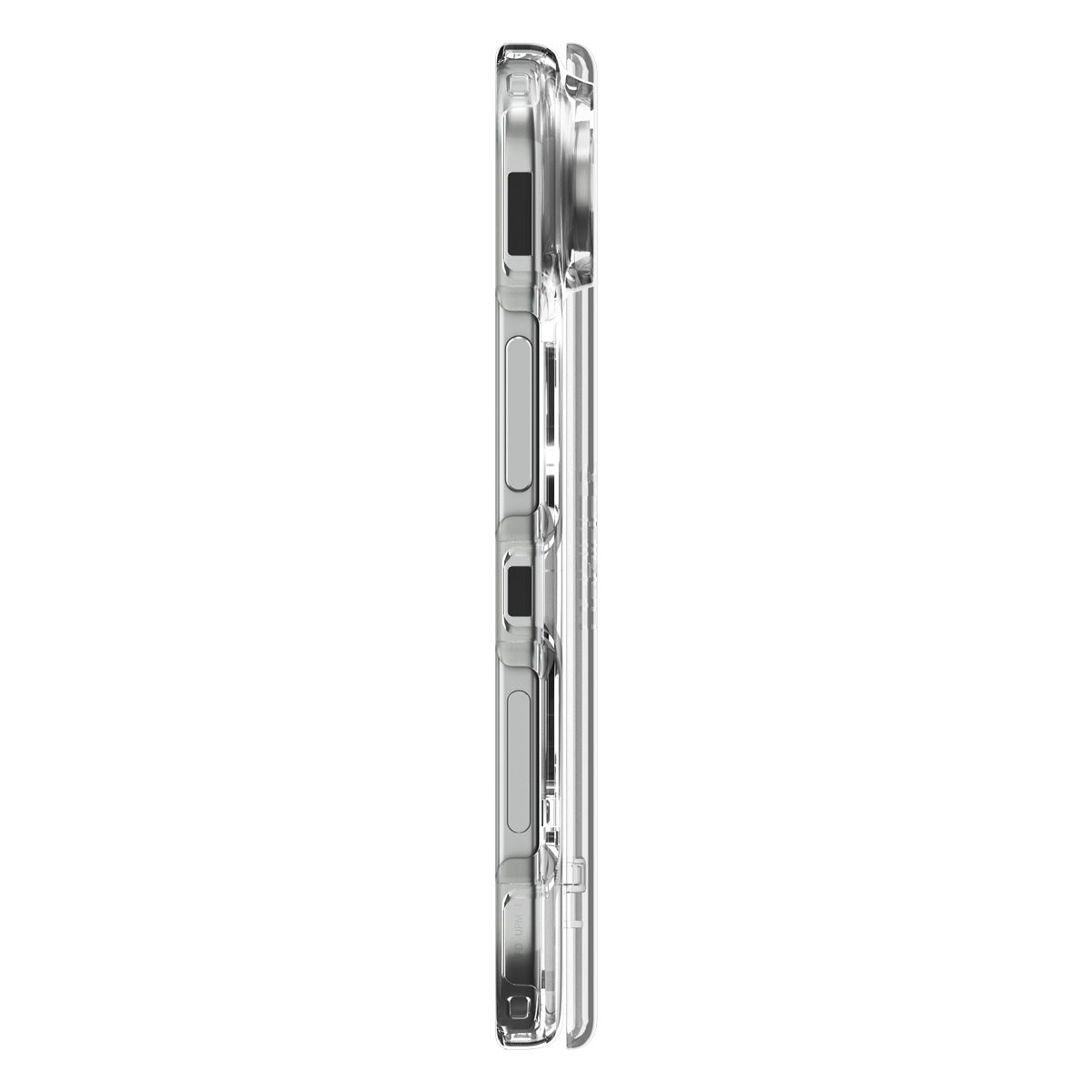 Handyhülle für iPhone Duo, Spigen Ultra Hybrid Pro Mag mit MagSafe, Transparent-Weiß (11/14)