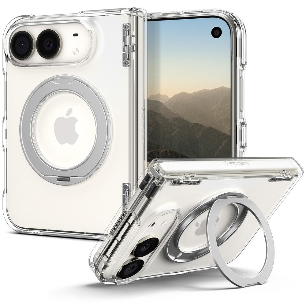 Handyhülle für iPhone Duo, Spigen Ultra Hybrid Pro S Mag mit MagSafe, Transparent (1/16)