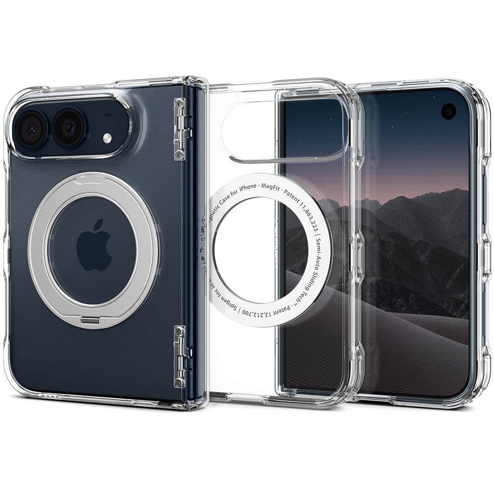 Handyhülle für iPhone Duo, Spigen Ultra Hybrid Pro S Mag mit MagSafe, Transparent (4/16)
