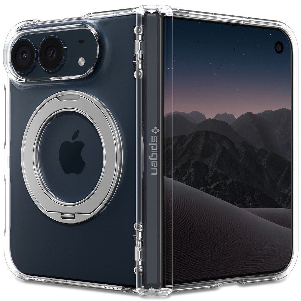 Handyhülle für iPhone Duo, Spigen Ultra Hybrid Pro S Mag mit MagSafe, Transparent (8/16)