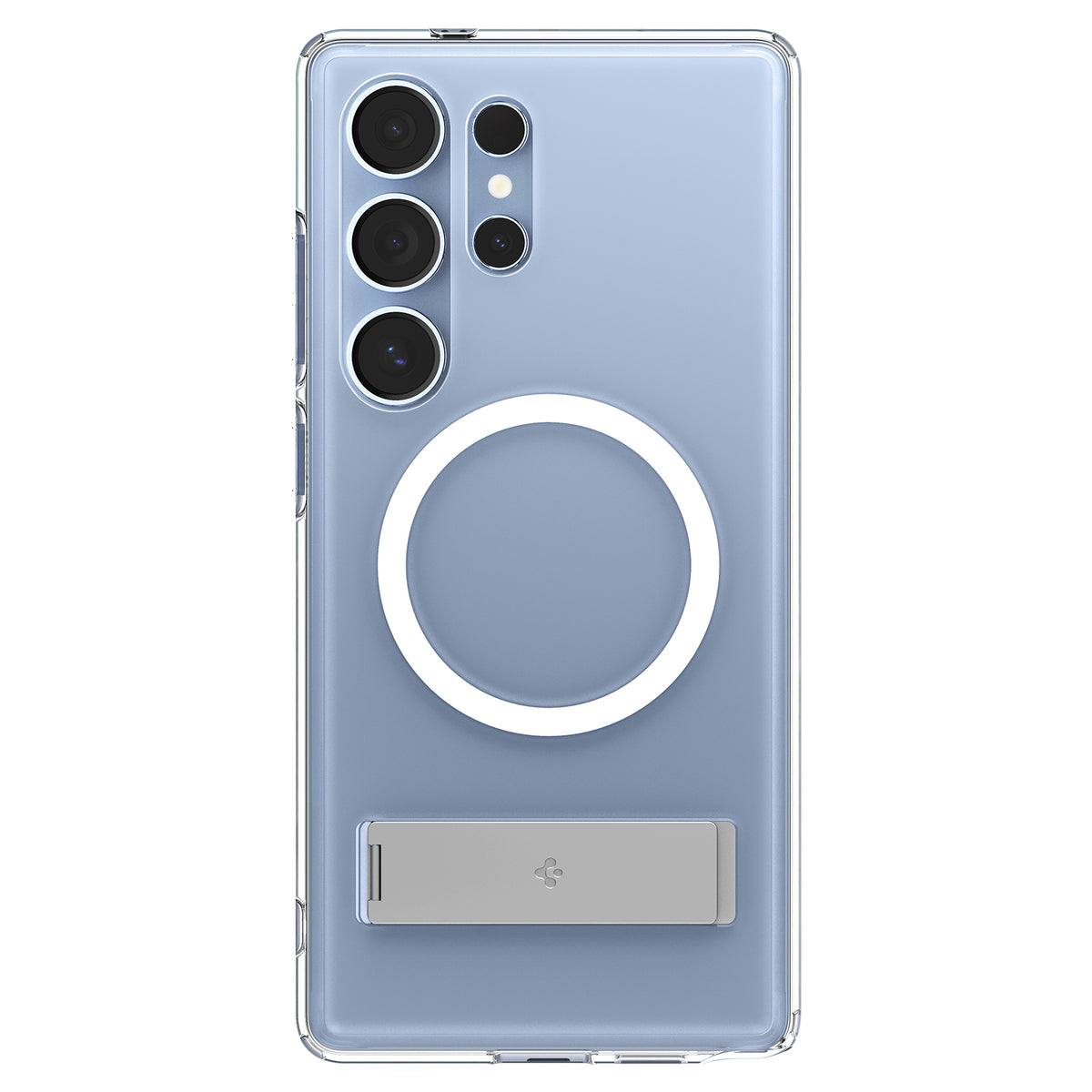 Handyhülle für Galaxy S25 Ultra, Spigen Ultra Hybrid S Mag mit MagSafe, Transparent-Weiß