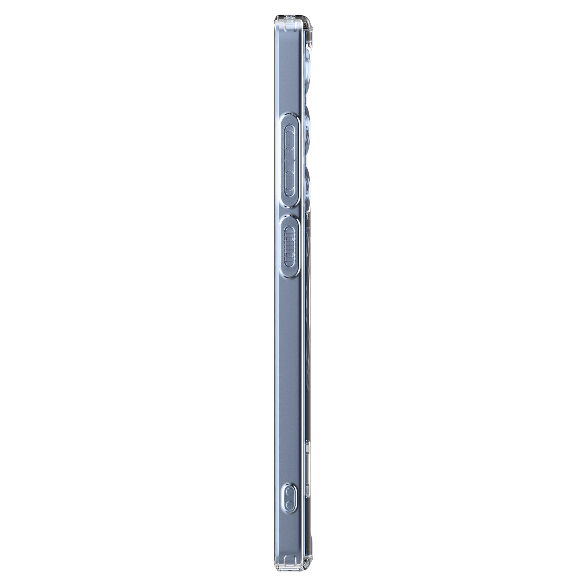 Handyhülle für Galaxy S25 Ultra, Spigen Ultra Hybrid S Mag mit MagSafe, Transparent-Weiß