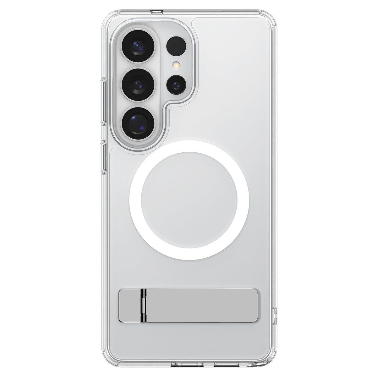 Handyhülle für Galaxy S26 Ultra, Spigen Ultra Hybrid S Mag mit MagSafe, Transparent-Weiß