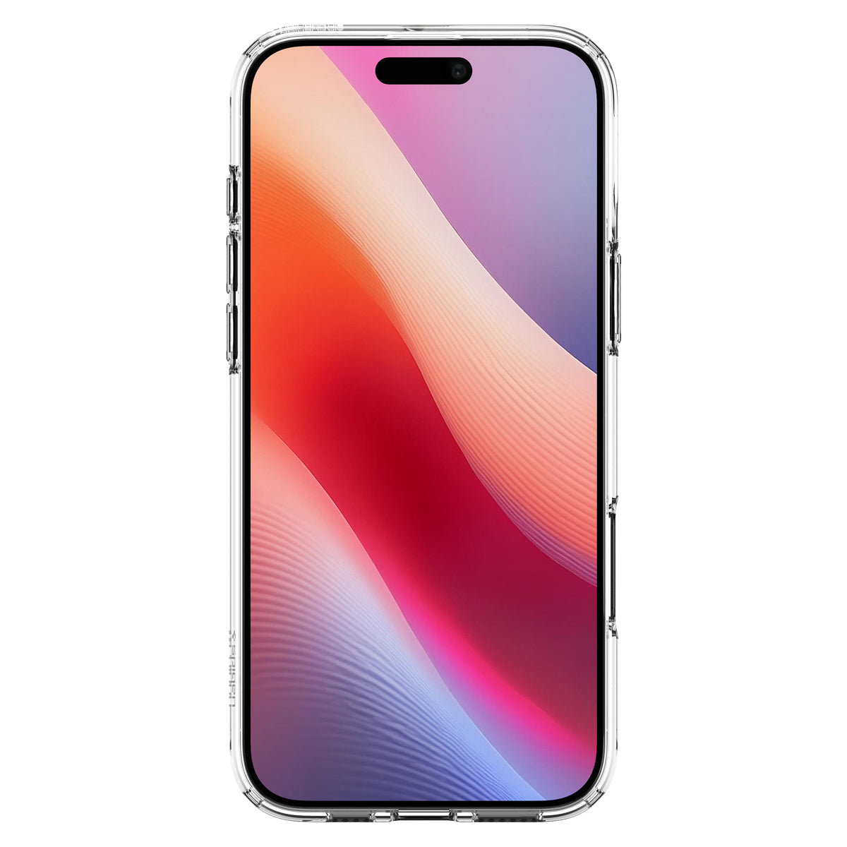 Handyhülle für iPhone 16 Pro, Spigen Ultra Hybrid S Mag mit MagSafe, Transparent-Weiß