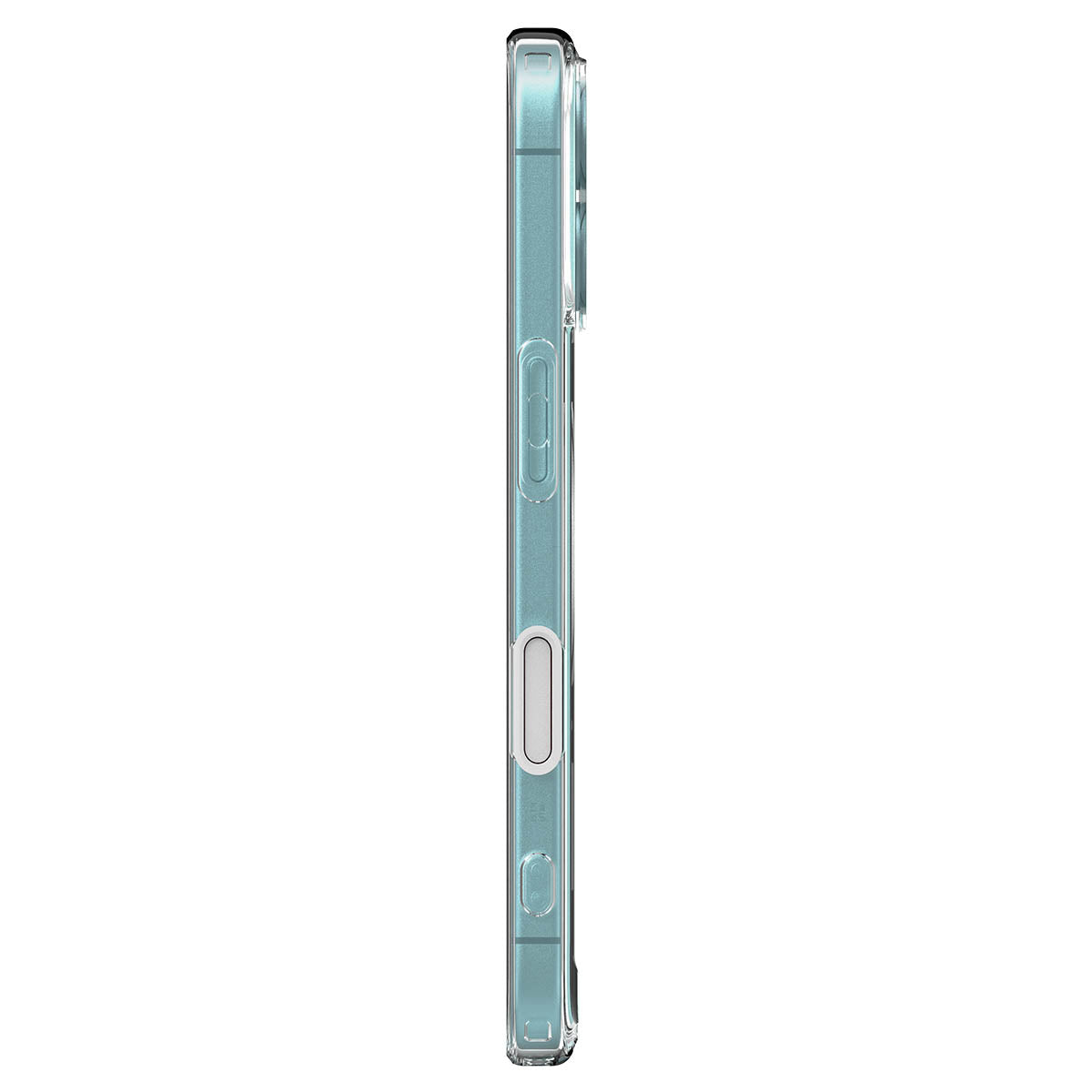 Handyhülle für iPhone 16, Spigen Ultra Hybrid T Mag (CC) mit MagSafe, Transparent-Weiß