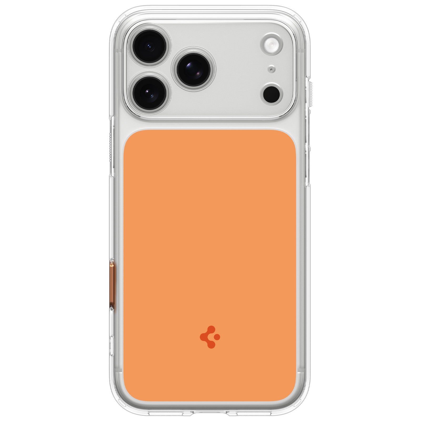 Handyhülle für iPhone 18 Pro Max, Spigen Ultra Hybrid T Mag (CC) mit MagSafe, Transparent-Orange (10/15)