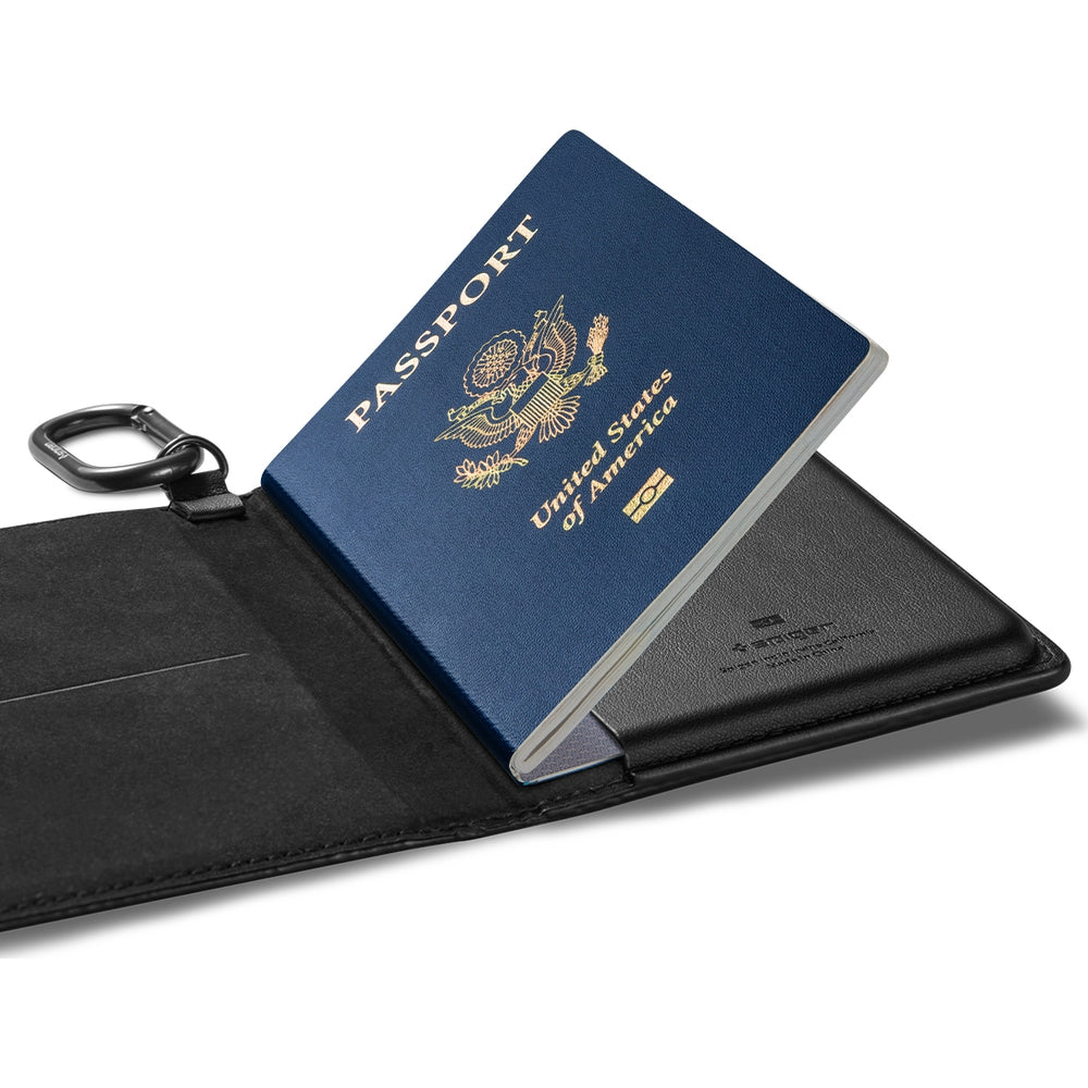 RFID-Brieftasche, Karten-/Passport-/Dokumentenetui, Spigen Universal Passport Holder, Schwarz