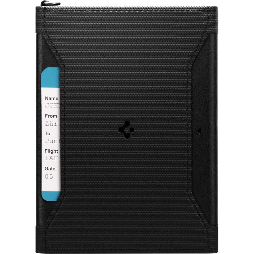 RFID-Brieftasche, Karten-/Passport-/Dokumentenetui, Spigen Universal Passport Holder, Schwarz