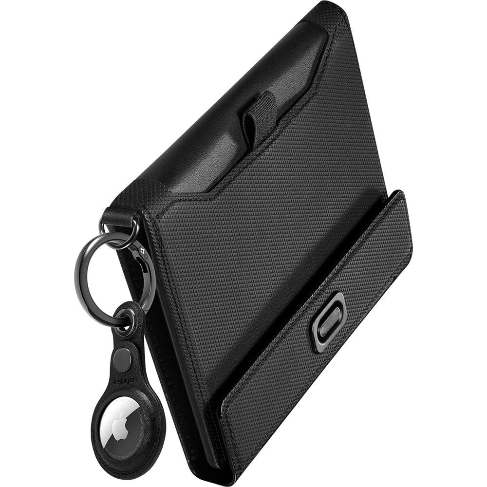 RFID-Brieftasche, Karten-/Passport-/Dokumentenetui, Spigen Universal Passport Holder, Schwarz