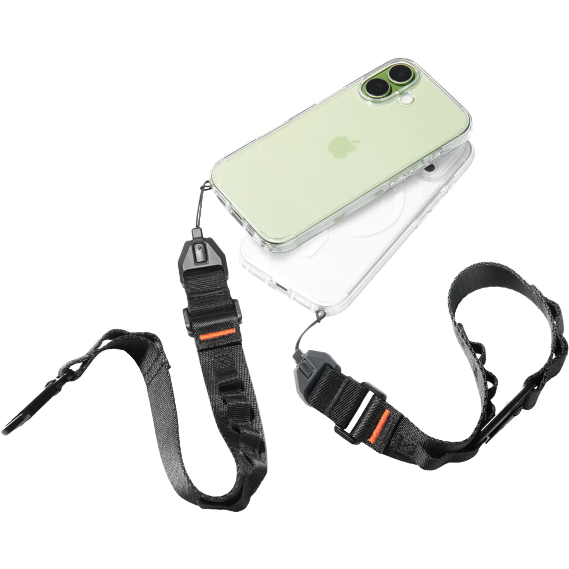Handyband mit Handschlaufe, Spigen Lanyard DA30S, Schwarz