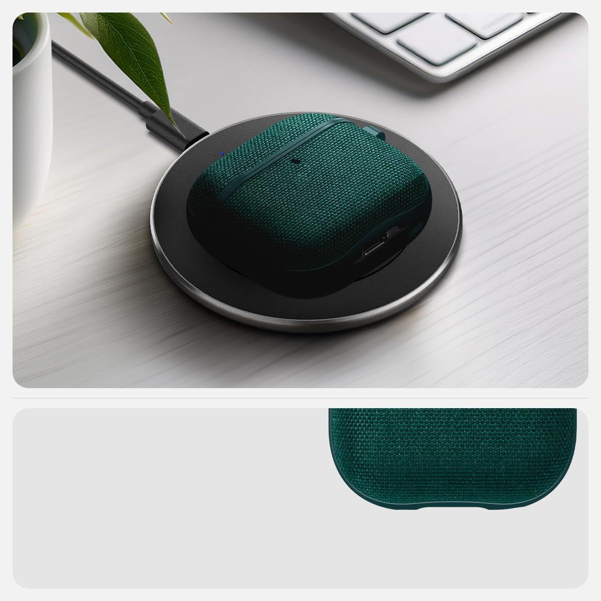 Schutzhülle für AirPods 5 / 4, Spigen Urban Fit, Grün