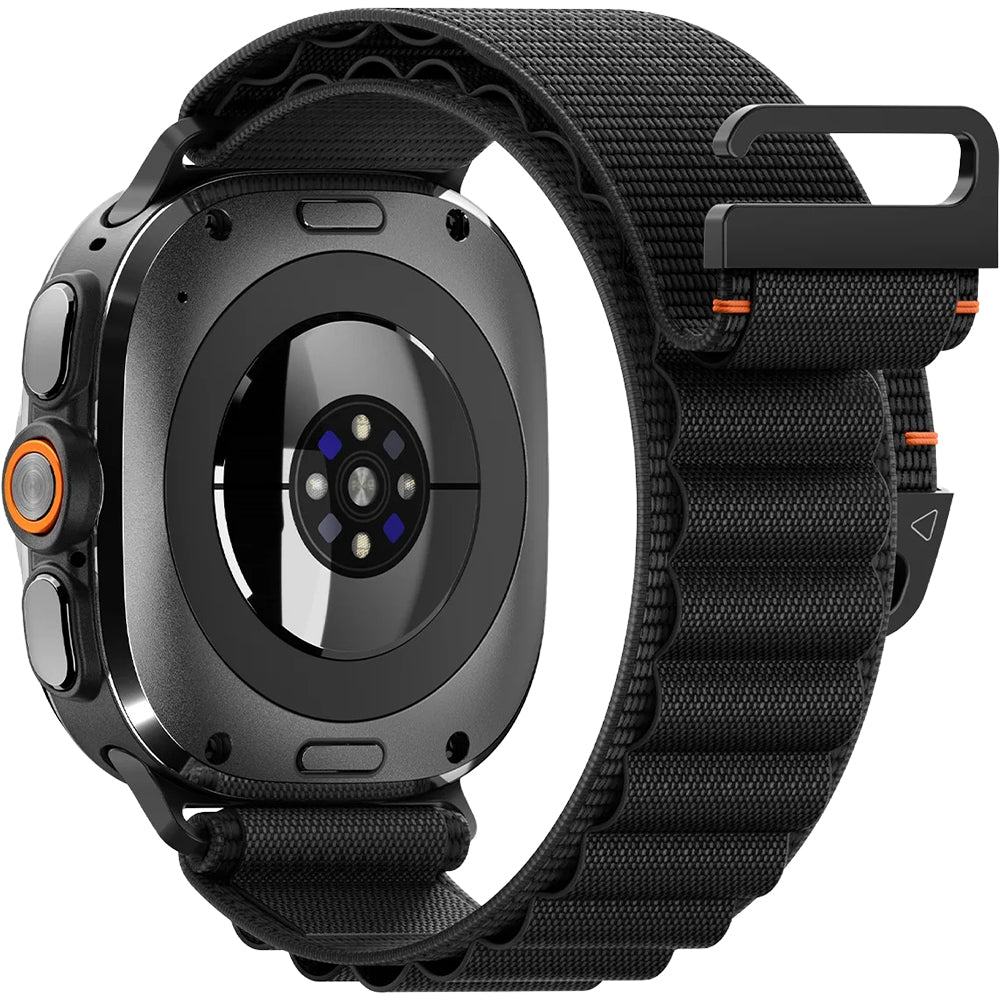 Armband für Galaxy Watch Ultra 2 / Ultra, Spigen WBF1 Band, Schwarz