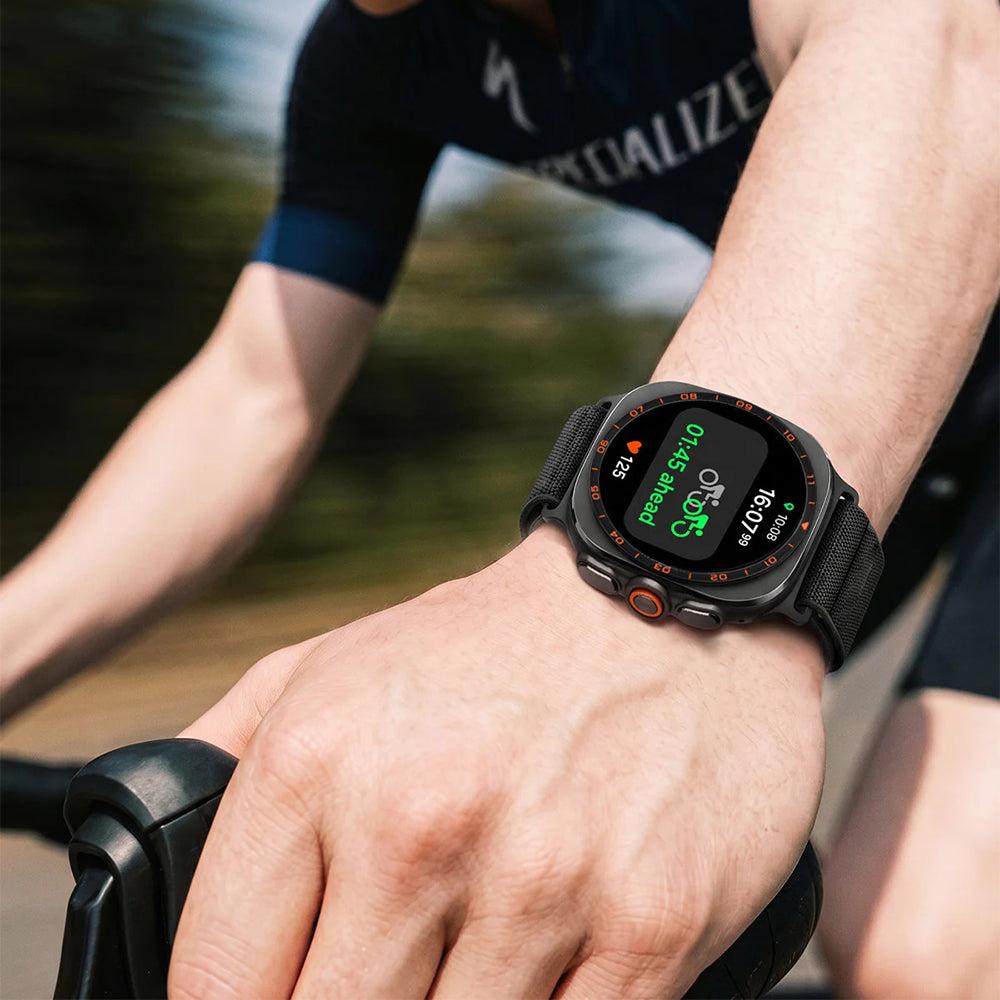 Armband für Galaxy Watch Ultra 2 / Ultra, Spigen WBF1 Band, Schwarz