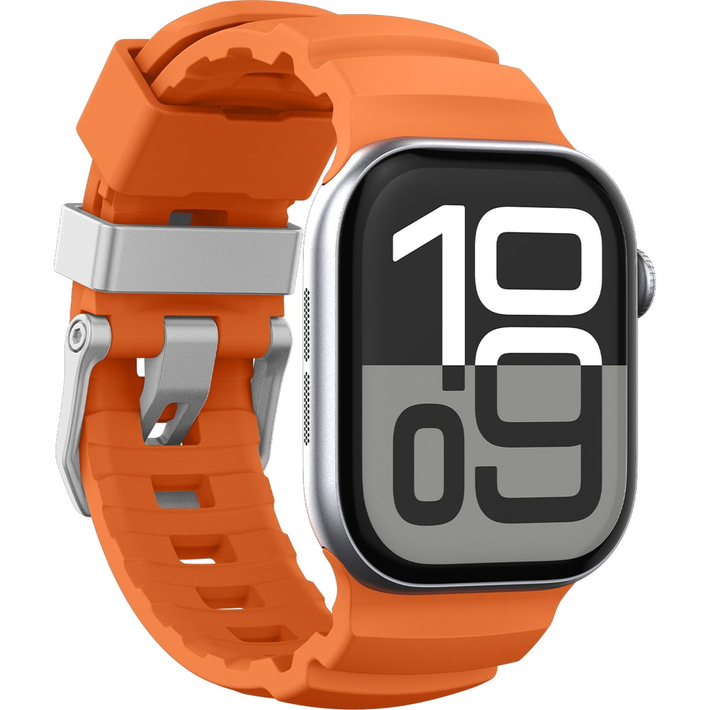 Silikonband für Apple Watch 49/46/45/44 mm, Spigen WBS2, Orange